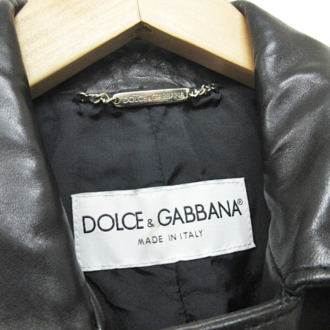 ドルチェ&ガッバーナ ドルガバ DOLCE&GABBANA VERA PELLE REAL LEATHER 