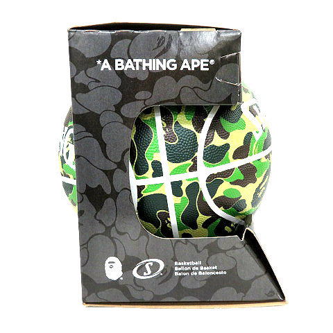 アベイシングエイプ A BATHING APE Spalding ABC Camo Basketball  