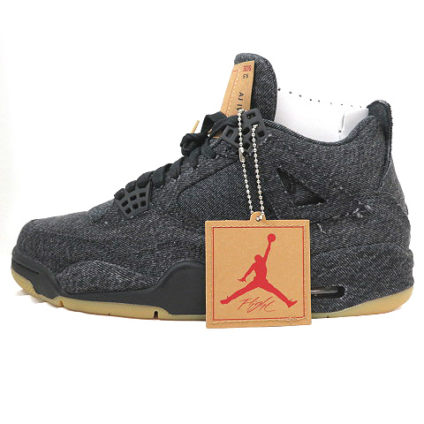 ナイキ Nike Air Jordan 4 Retro Levis Nrg Ao2571 001 エアジョーダン 4 レトロ リーバイス 27 5cm Us9 5 黒ブラック スニーカー 靴 メンズ 066 ベクトルパーク