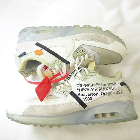 ナイキ NIKE ☆AA☆OFF WHITE THE 10 AIR MAX 90 SAIL AA7293-100 US9 