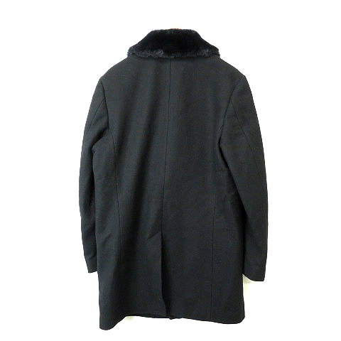 シュプリーム SUPREME ☆AA☆15AW Fur Collar Tweed Coat ファーカラー 