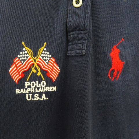 【通販激安】 POLO ラルフローレン ポロ RALPH イーグル 刺繍 ロゴ LAUREN メンズウェア
