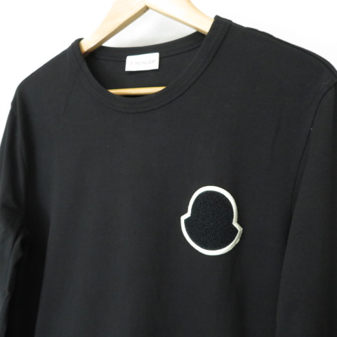 MONCLER ビッグロゴワッペン長袖カットソー MAGLIA T-SHIRT MONCLER ビッグロゴワッペン長袖カットソー MAGLIA T-SHIRT MONCLER