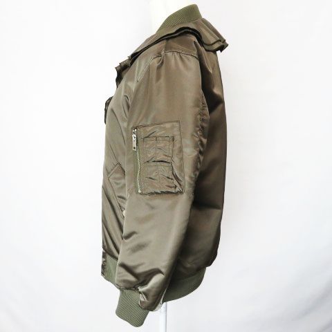 ディーゼル DIESEL フリル MA-1 リブ ブルゾン ボンバージャケット 