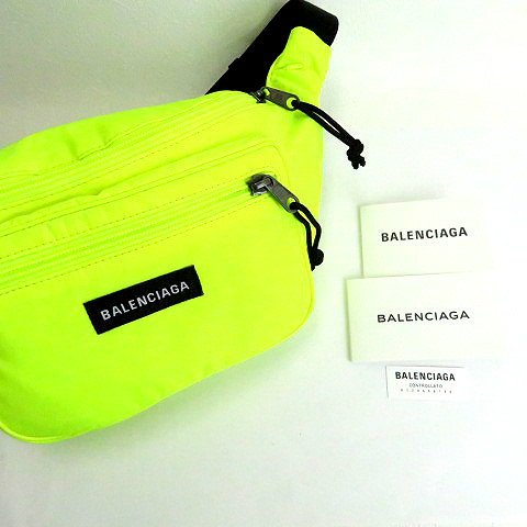 バレンシアガ BALENCIAGA ☆AA☆ナイロン ボディバッグ ウエストポーチ 