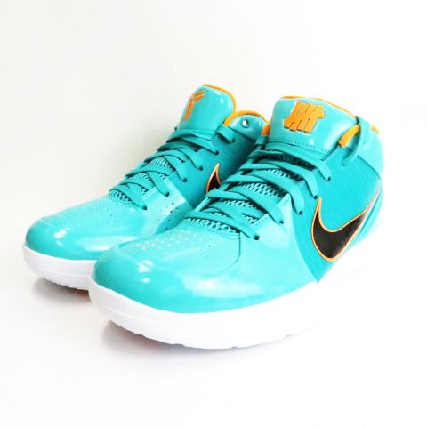 ナイキ NIKE Undefeated Nike Kobe 4 Protro DeMar DeRozan Teal 