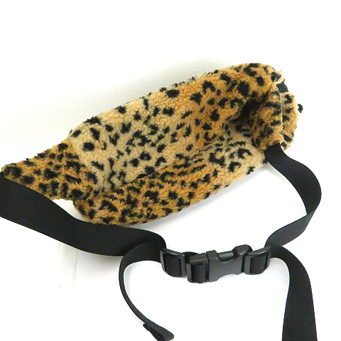 シュプリーム SUPREME ☆AA☆17AW Leopard Fleece Waist Bag 