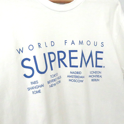 supreme WORLD famous tee 厳つ