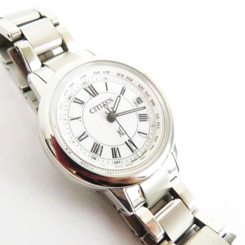 シチズン CITIZEN XC クロスシー エコドライブ 電波時計 デイト  