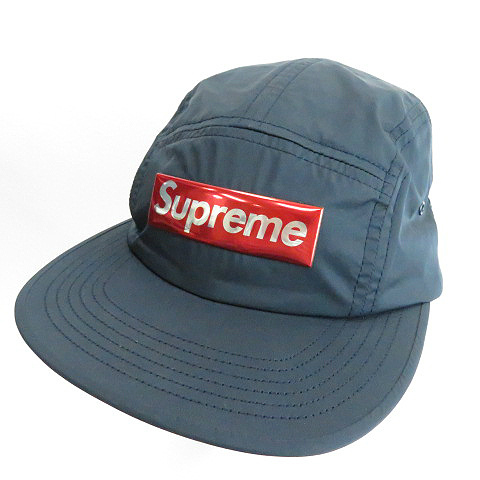 シュプリーム SUPREME ☆AA☆17AW Liquid Metal Logo Camp Cap 