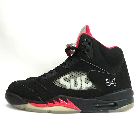 シュプリーム SUPREME ☆AA☆NIKE AIR JORDAN 5 RETRO SUPREME 824371  