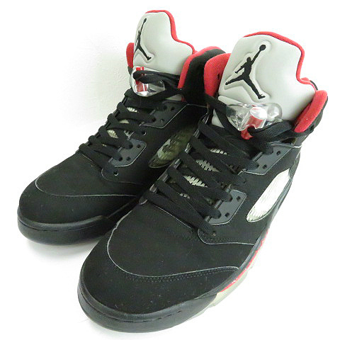 シュプリーム SUPREME ☆AA☆NIKE AIR JORDAN 5 RETRO SUPREME 824371  