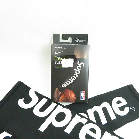 黒 S/M NBA Shooting Sleeve スリーブ supreme 