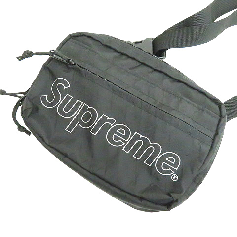 シュプリーム SUPREME ☆AA☆18AW Shoulder Bag Black ショルダー  