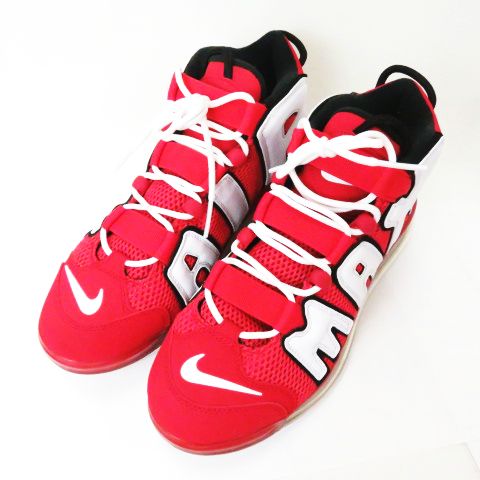 ナイキ NIKE AIR MORE UPTEMPO 720 QS2 UNIVERSITY RED US9.5 27.5cm  