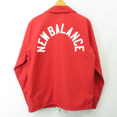 美品✨NEW BALANCE ロゴプリントジャケットM ニューバランス NEW BALANCE ロゴ プリント ナイロン コーチ