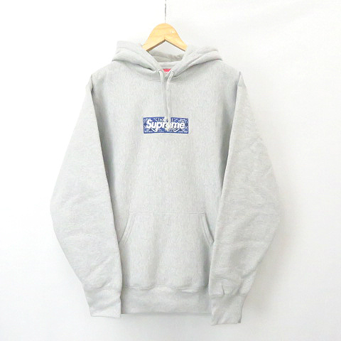 未使用品 シュプリーム SUPREME ☆AA☆ 19AW Bandana Box Logo Hooded 