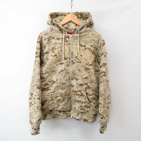 シュプリーム SUPREME ☆AA☆Arc Logo Thermal Zip Up Sweatshirt Digi 