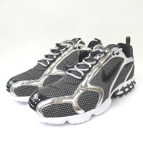 未使用品 ナイキ NIKE Stussy x Nike Air Zoom Spiridon Cage Pure 