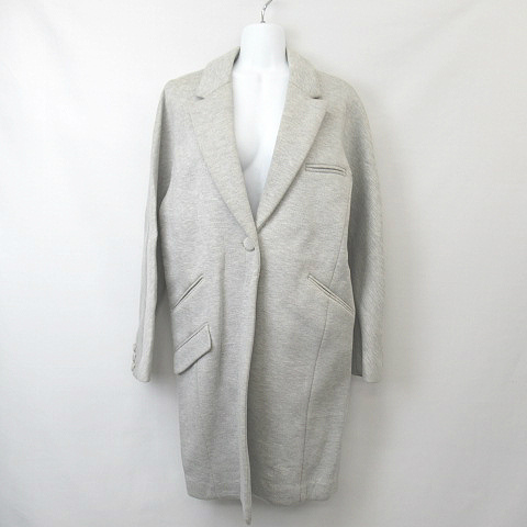 ルシェルブルー Le Ciel Bleu 1b チェスターコート グレー F レディース 066 ベクトルパーク