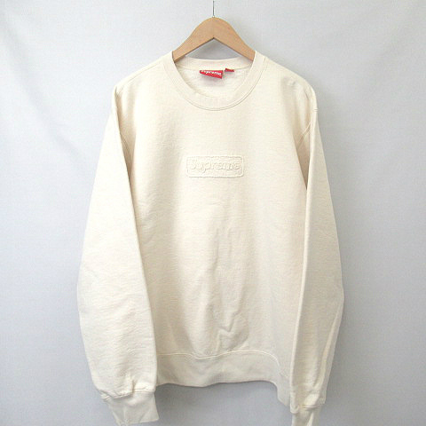 未使用品 シュプリーム SUPREME ☆AA☆20SS Cutout Logo Crewneck  