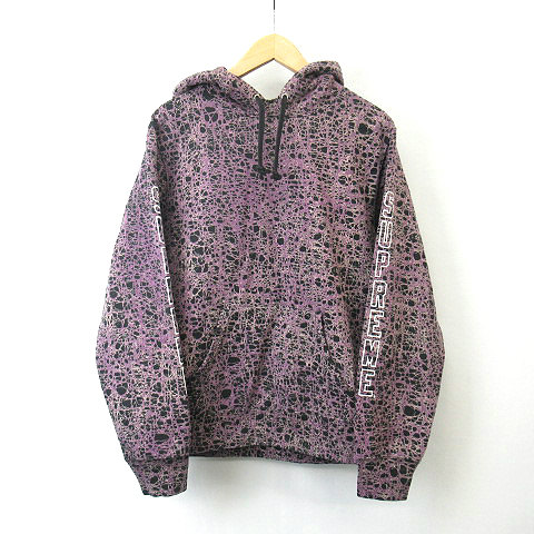 シュプリーム SUPREME ☆AA☆19SS Marble Hooded Sweatshirt Purple S 