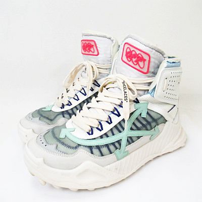 オフホワイト Off White Odsy 1000 オデッセイ ハイトップ ハイカットスニーカー 靴 Omia162s 白 ホワイト 42 メンズ 066 ベクトルパーク