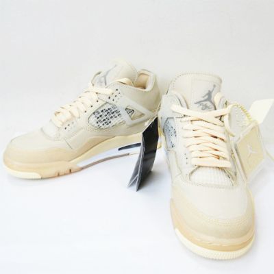未使用品 ナイキ NIKE ☆AA☆OFF WHITE AIR JORDAN 4 RETRO SP WMNS 