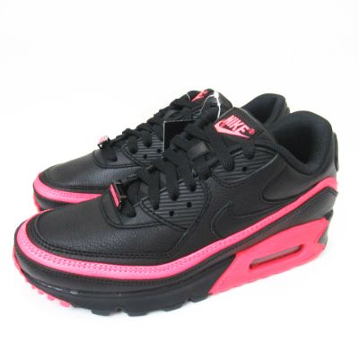 未使用品 ナイキ NIKE UNDEFEATED AIR MAX 90 BLACK SOLAR RED US6 