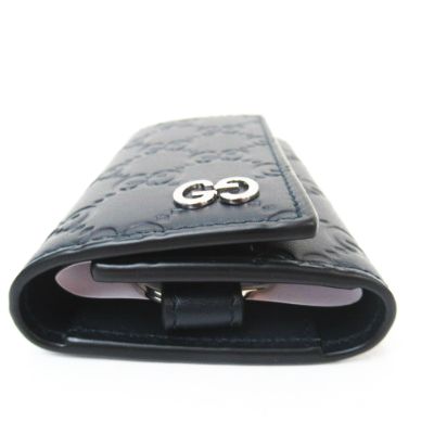グッチ GUCCI シマ 型押し GG柄 6連キーケース レザー 473924 496085 黒 ブラック メンズ グッチ GUCCI シマ 型押し GG柄 6連キーケース レザー 473924 496085 黒 ブラック メンズ