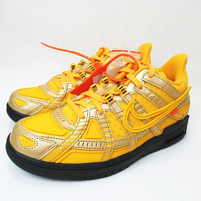 未使用品 ナイキ Nike Off White Air Rubber Dunk Gold Cu6015 700 Us6 5 24 5cm オフホワイト エアラバー ダンク ユニバーシティ ゴールド スニーカー靴 レディース 066 ベクトルパーク