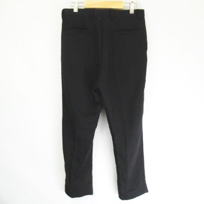 ザラ Zara タック入りパンツ 黒 ブラック Eu38 Us30 メンズ 066 ベクトルパーク