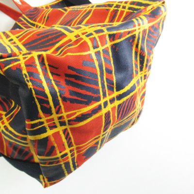 Vivienne Westwood MAN 2WAYバッグ キャンバス×レザー赤 ヴィヴィアンウエストウッドマン Vivienne Westwood MAN ハンドドロー