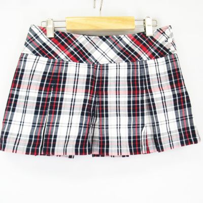 トミーガール tommy girl チェック コットン ミニ スカート マルチ 