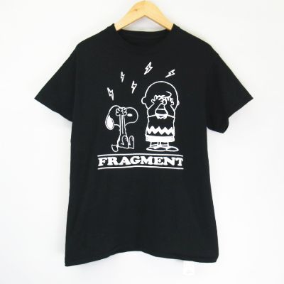 フラグメントデザイン Fragment Design ザ コンビニ The Conveni Peanuts Tee ピーナッツ スヌーピー Tシャツ 半袖 黒 ブラック M メンズ 066 ベクトルパーク