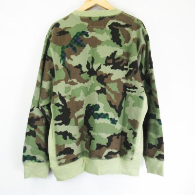 ステューシー STUSSY Authentic Gear カモ 迷彩柄 クルーネック 