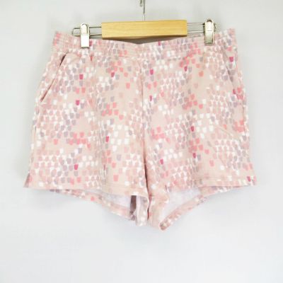 ユニクロ Uniqlo 総柄 ウエストゴム ショートパンツ コットン混 ピンクベージュ系 Xl レディース 066 ベクトルパーク ユニクロ Uniqlo 総柄 ウエストゴム ショートパンツ コットン混 ピンクベージュ系 Xl レディース 066 ベクトルパーク
