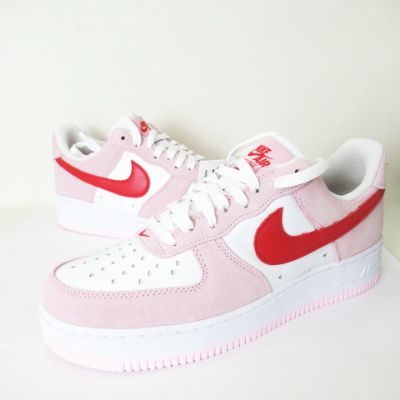 未使用品 ナイキ NIKE Air Force 1 07 Valentines Day QS DD3384-600 