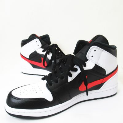 未使用品 ナイキ NIKE ☆AA☆Air Jordan 1 Mid Black Chile Red