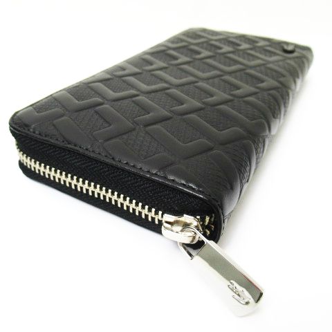 廃盤・旧ロゴLACOSTE（ラコステ） 総柄 ラウンドファスナー 長財布 小物