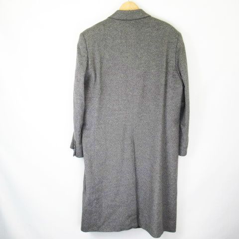 コロンボ Colombo Pure Cashmere ピュア カシミヤ 比翼 ロングコート グレー M メンズ 066 ベクトルパーク
