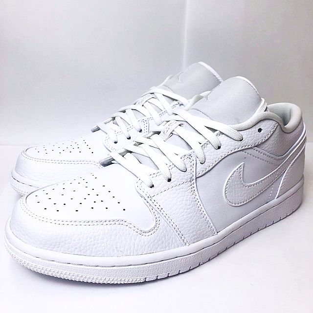 未使用品 ナイキ NIKE ☆AA☆Air Jordan 1 Low Triple White 553558  
