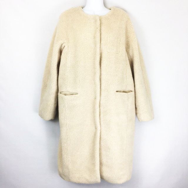 ケイビーエフ Kbf アーバンリサーチ ボア ノーカラー コート Kc 27m0 アイボリー系 レディース 066 ベクトルパーク