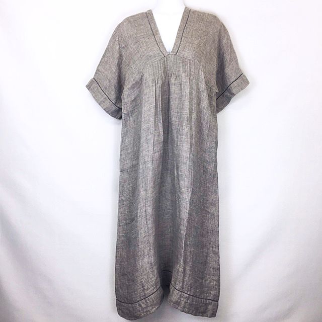 アーツ サイエンス Arts Science Arts Science 前後ｖネック ロング ワンピース グレー レディース 066 ベクトルパーク