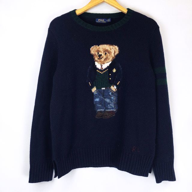 ポロ ラルフローレン POLO RALPH LAUREN カシミヤ混 BEAR ベアー  