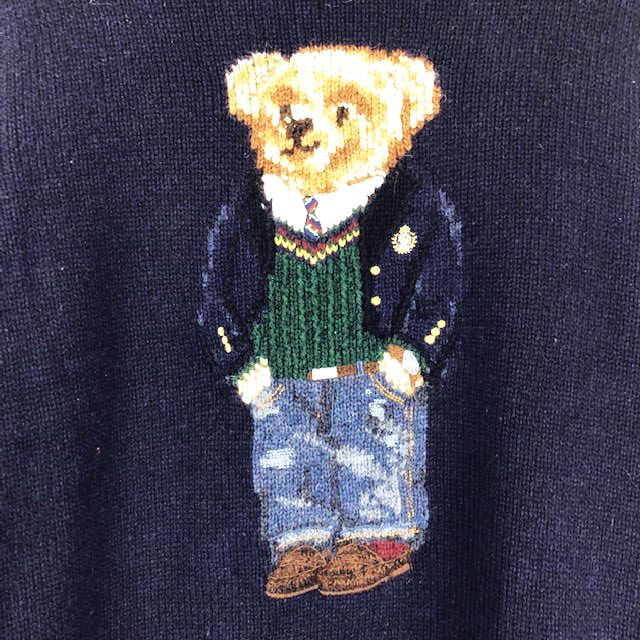 ポロ ラルフローレン POLO RALPH LAUREN カシミヤ混 BEAR ベアー  