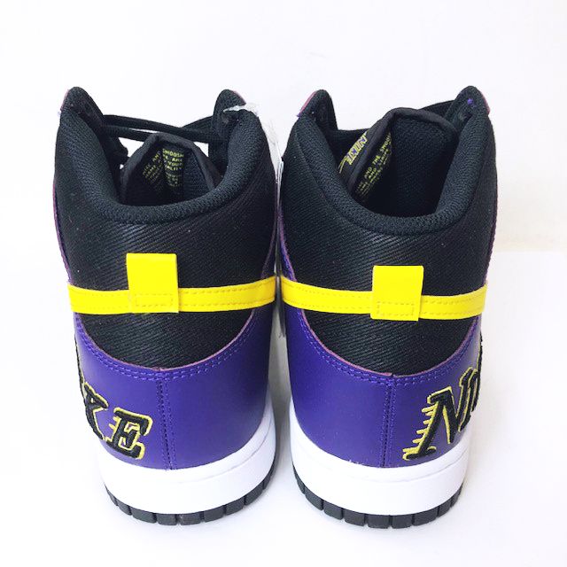 未使用品 ナイキ NIKE Dunk High EMB Lakers DH0642-001 US10 28cm 