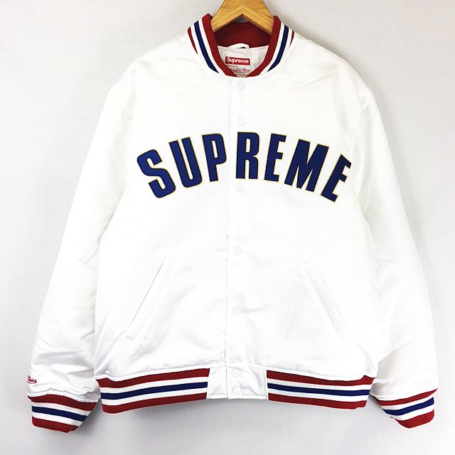未使用品 シュプリーム SUPREME ☆AA☆ 21SS Mitchell & Ness Satin 