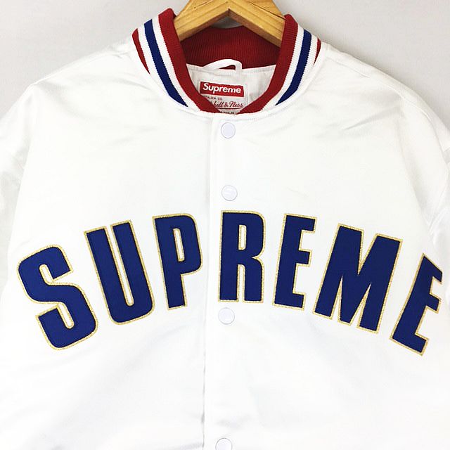 未使用品 シュプリーム SUPREME ☆AA☆ 21SS Mitchell & Ness Satin 
