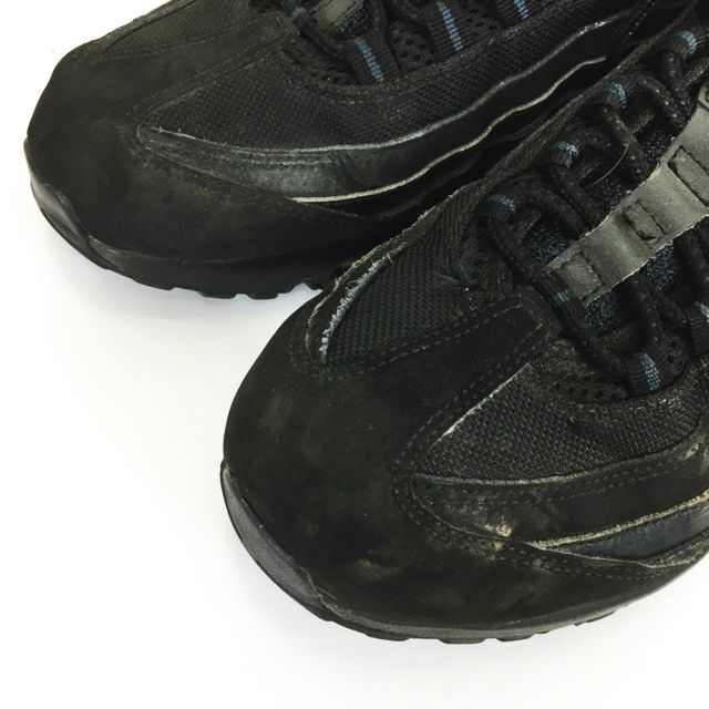 【美品】NIKE エアマックス95 609048 トリプルブラック 黒 27cm ナイキ NIKE AIR MAX 95 Essential Triple Black 609048-092 US9